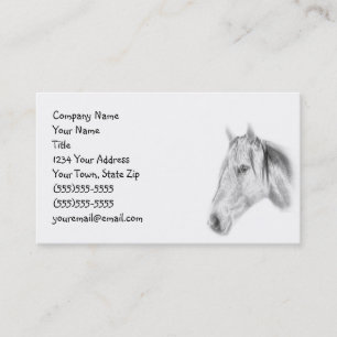 Horse Photo Business Card