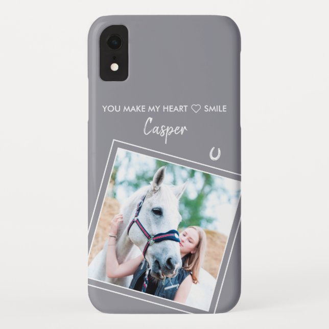 Horse Photo Custom Equestrian Case-Mate iPhone Case (Back)