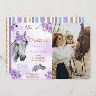 Horse Photo Invitation