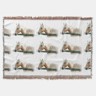 Horse Photo Throw Blanket