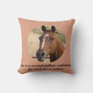 Horse Pillow 2: FYI The Horse is Perfectly Fine