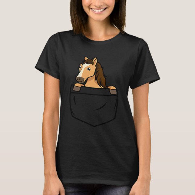 Horse Pocket For Horse T-Shirt (Front)