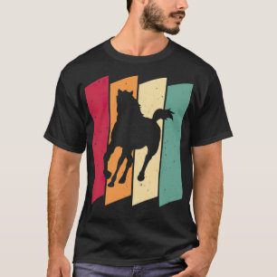 Horse Pony Riding Sweet Horse Love Retro Vintage h T-Shirt
