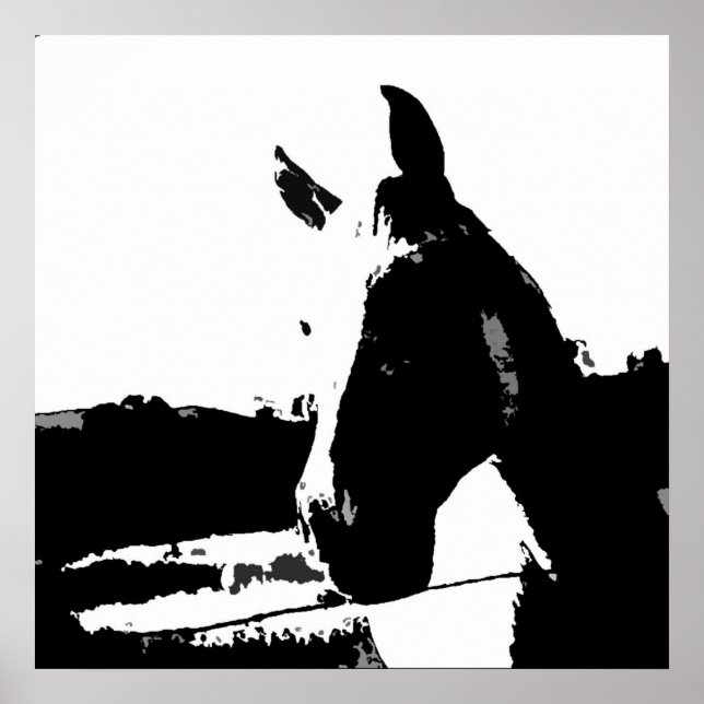 Horse Pop Art Poster (Front)