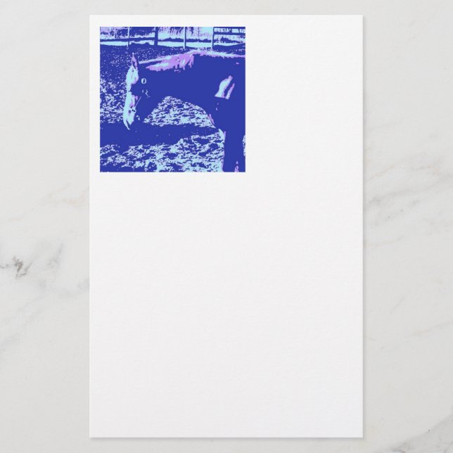 Horse Pop Art Stationery (Front)