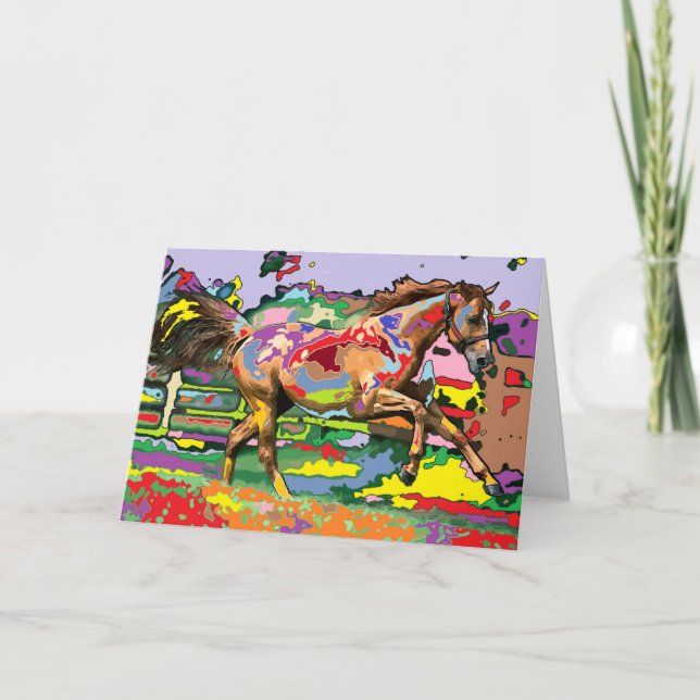 horse Portrait 3 Card (Front)