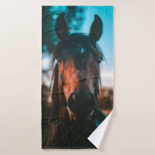 HORSE PORTRAIT BATH TOWEL