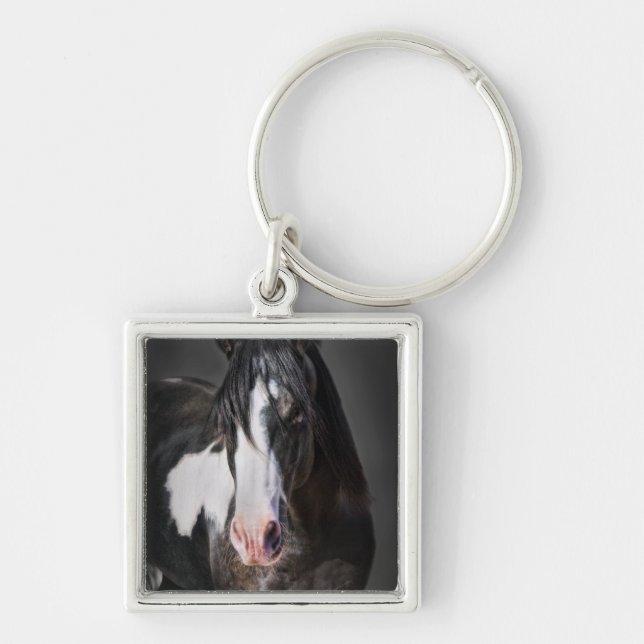 Horse Portrait II Key Ring (Front)
