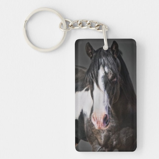 Horse Portrait II Key Ring (Front)