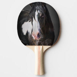 Horse Portrait II Ping Pong Paddle