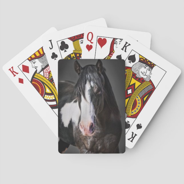 Horse Portrait II Playing Cards (Back)