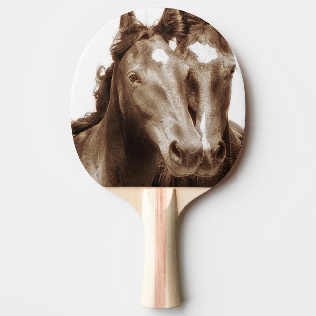 Horse Portrait III Ping Pong Paddle (Front)