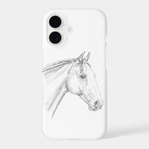 Horse Portrait in Pencil