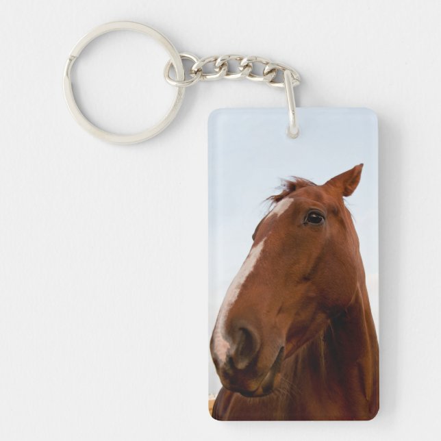 Horse portrait key ring (Front)