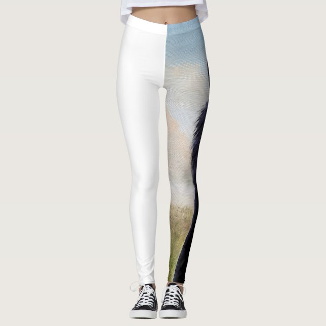 Horse Portrait Majesty Beauty Strength Vitality Ch Leggings (Front)