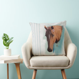 Horse Portrait - Pillow