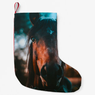 HORSE PORTRAIT SMALL CHRISTMAS STOCKING