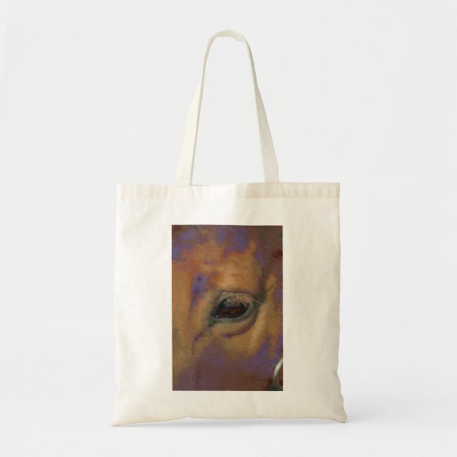 Horse Portrait Tote Bag (Front)