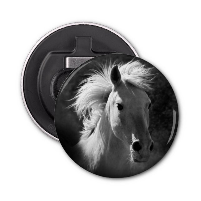 Horse Portrait V Bottle Opener (Front)