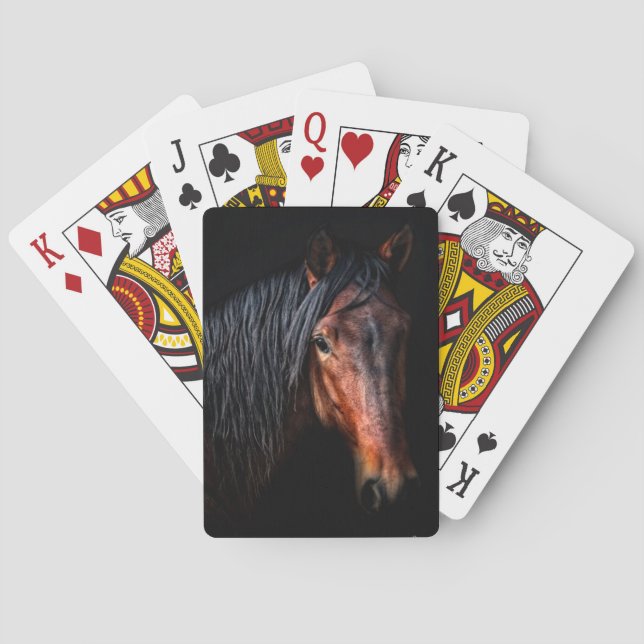 Horse Portrait VII Playing Cards (Back)