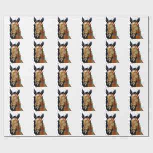 Horse Portrait Wrapping Paper