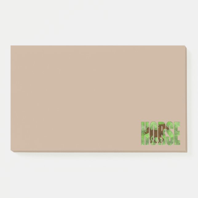 horse post-it notes (Front)