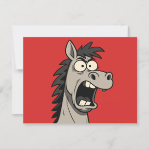 Horse postcard