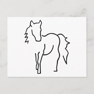 Horse Postcard
