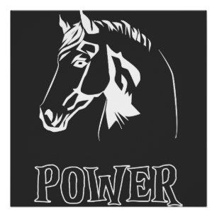 Horse Power Head Sign