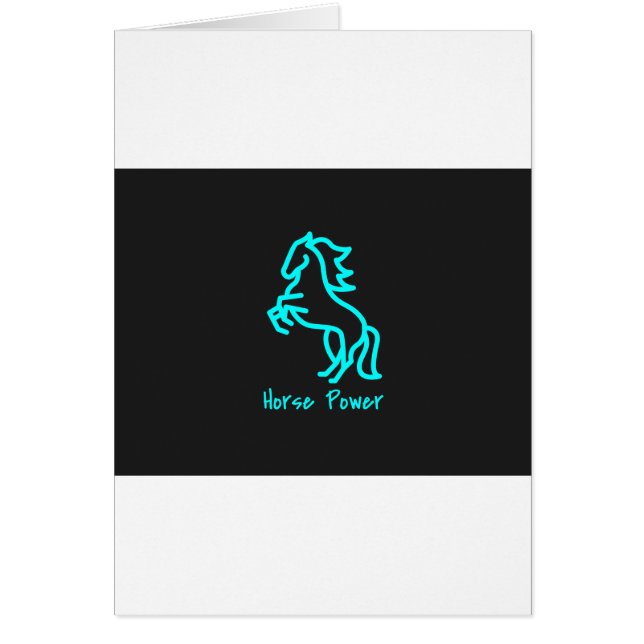 Horse Power in Blue (Front)