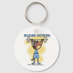 Horse Power Key Ring