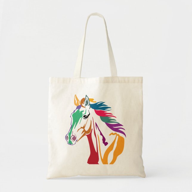 Horse Power Tote Bag (Front)