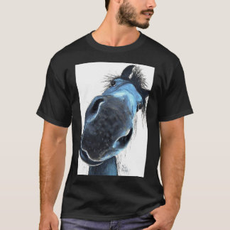 HoRSe PRiNT &x27; HaPPY BuRT &x27; BY SHiRLeY MacA T-Shirt