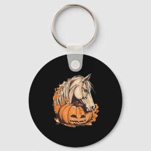 Horse Pumpkin Halloween Costume Horseback Riding E Key Ring