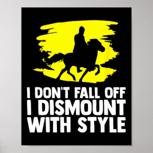 Horse Quote Horses Horseback Riding Equestrian Hor Poster