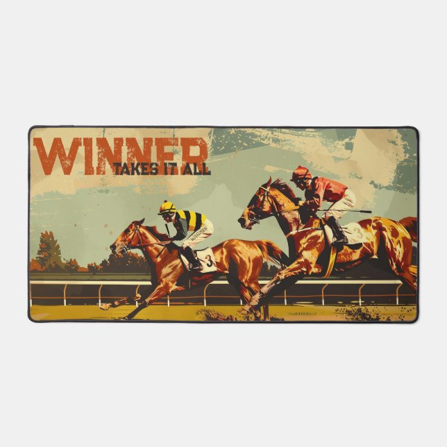 Horse Race Desk Mat (Front)