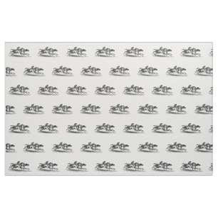 Horse Race Toile Fabric