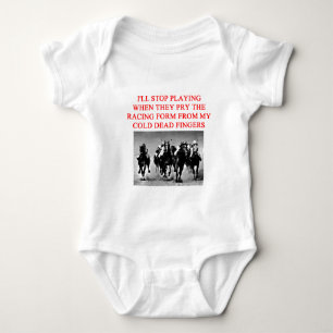 horse RACING Baby Bodysuit