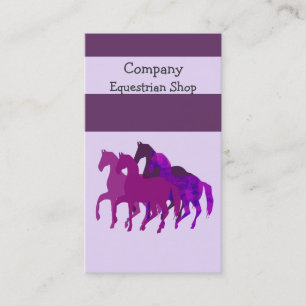 Horse Racing Business Card