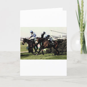 Horse Racing Card