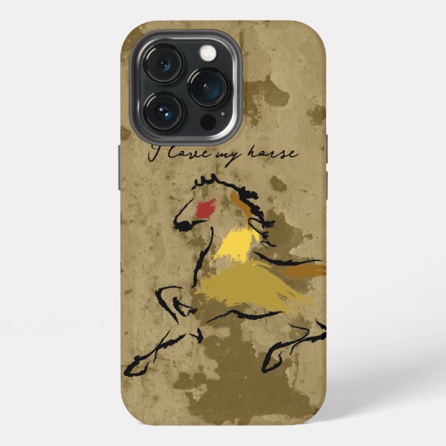 Horse racing Case-Mate iPhone case (Back)