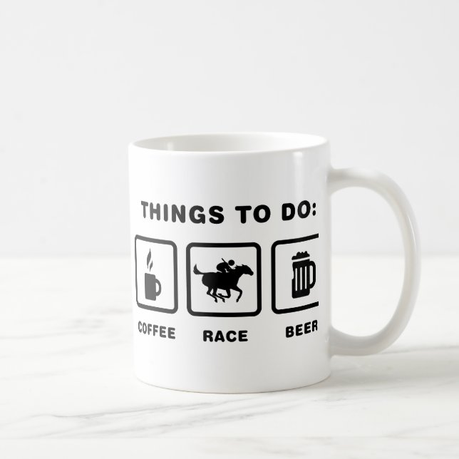 Horse Racing Coffee Mug (Right)
