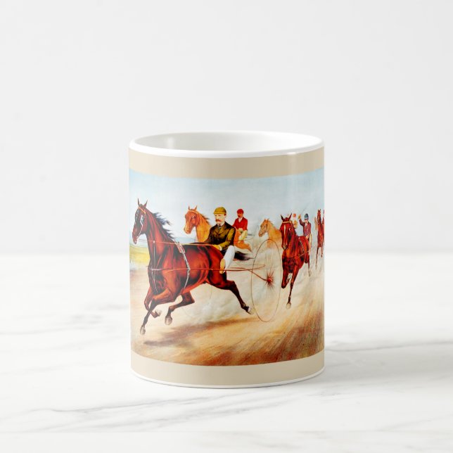 Horse racing coffee mug (Center)