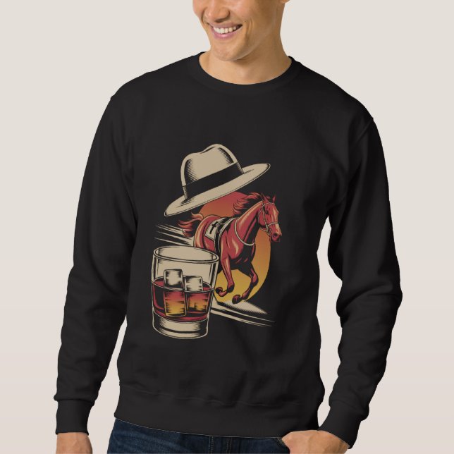 Horse Racing Day Lovers Sweatshirt (Front)