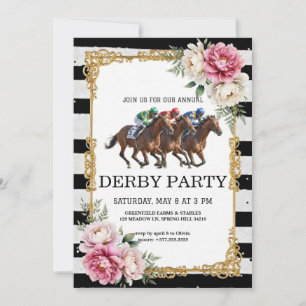 Horse Racing Derby Party Vintage Invitation 2026
