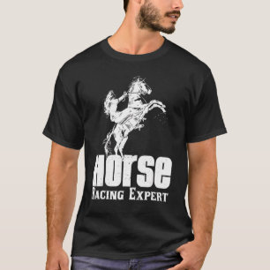 Horse Racing Expert Jokey Racer Derby Gallop For M T-Shirt