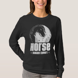 Horse Racing Expert Jokey Racer Derby Gallop For M T-Shirt