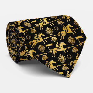 Horse Racing Faux Silk Prize Horse Gentleman's Tie