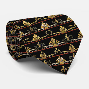 Horse Racing Faux Silk Prize Horse Gentleman's Tie