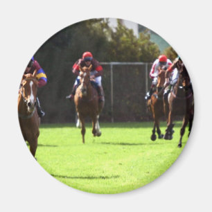 Horse Racing Field Magnet